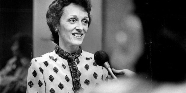 10.22.1978, OCT 24 1978; Mrs. Joan (Walter) Mondale Attends Girl Scout Convention Opening; Mrs. Mondale Meets The Press.; (Photo By John Sunderland/The Denver Post via Getty Images)