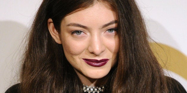 LOS ANGELES, CA - JANUARY 26: Singer Lorde poses in the press room at the 56th GRAMMY Awards at Staples Center on January 26, 2014 in Los Angeles, California. (Photo by Jason LaVeris/FilmMagic)