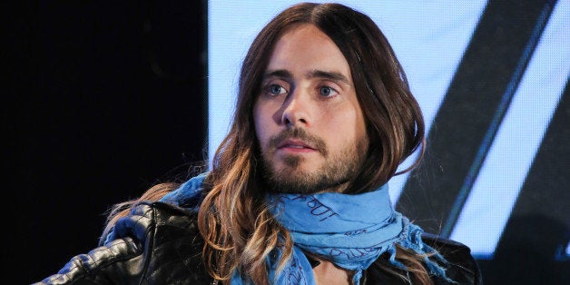 HOLLYWOOD, CA - MARCH 04: Musician Jared Leto attends the press conference to announce the tour of Linkin Park, Thirty Seconds To Mars and AFI at Milk Studios on March 4, 2014 in Hollywood, California. (Photo by Paul Archuleta/FilmMagic)