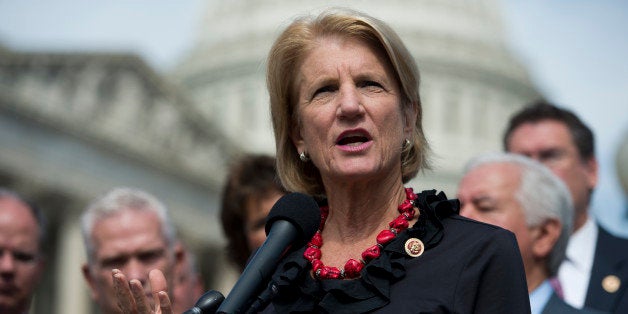 UNITED STATES - SEPTEMBER 26: Rep. Shelley Moore Capito, R-W.Va., speaks at the House Triangle during the Coal Caucus' news conference on the EPA's recently proposed greenhouse gas standards for new power plants on Thursday, Sept. 26, 2013. (Photo By Bill Clark/CQ Roll Call)