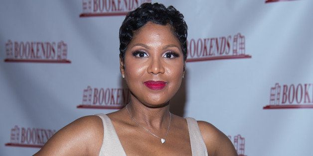 RIDGEWOOD, NJ - MAY 21: Toni Braxton signs copies of her book 'Unbreak My Heart: A Memoir' at Bookends Bookstore on May 21, 2014 in Ridgewood City. (Photo by Dave Kotinsky/Getty Images)