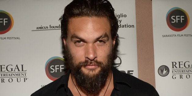 SARASOTA, FL - APRIL 12: Actor /director Jason Momoa arrives to a screening of 'Road to Paloma' during the Sarasota Film Festival at Regal Cinemas Hollywood Stadium on April 12, 2014 in Sarasota, Florida. (Photo by Gustavo Caballero/Getty Images for 2014 Sarasota Film Festival)