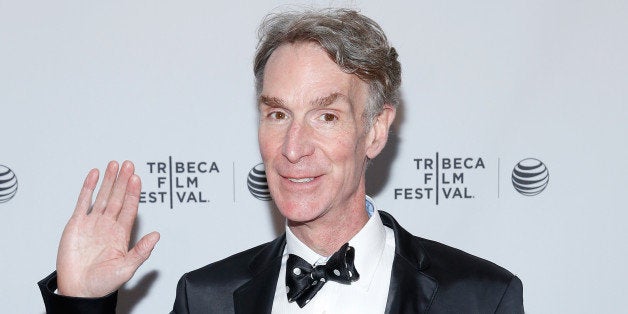 NEW YORK, NY - APRIL 18: American science educator Bill Nye attends the 'An Honest Liar' Premiere during the 2014 Tribeca Film Festival at Chelsea Bow Tie Cinemas on April 18, 2014 in New York City. (Photo by Cindy Ord/Getty Images for the 2014 Tribeca Film Festival)