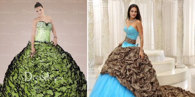 15 Of The Most Outrageous Quinceanera Dresses Out There Huffpost Communities