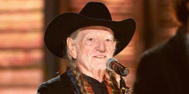 LOS ANGELES, CA - JANUARY 26: Musician Willie Nelson performs 'Highwaymen' onstage during the 56th GRAMMY Awards at Staples Center on January 26, 2014 in Los Angeles, California. (Photo by Kevork Djansezian/Getty Images)