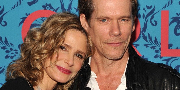 NEW YORK, NY - APRIL 04: Actors Kyra Sedgwick and Kevin Bacon attend the HBO with The Cinema Society host the New York premiere of HBO's 'Girls' at the School of Visual Arts Theater on April 4, 2012 in New York City. (Photo by Stephen Lovekin/Getty Images)