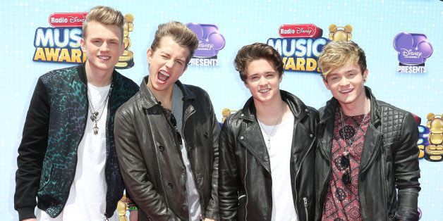LOS ANGELES, CA - APRIL 26: The Vamps attend the 2014 Radio Disney Music Awards at the Nokia Theatre L.A. Live on April 26, 2014 in Los Angeles, California. (Photo by Frederick M. Brown/Getty Images)