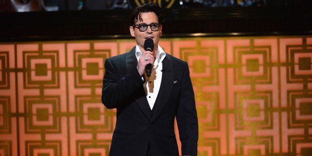 NEW YORK, NY - MAY 06: Actor Johnny Depp speaks onstage at Spike TV's 'Don Rickles: One Night Only' on May 6, 2014 in New York City. (Photo by Theo Wargo/Getty Images for Spike TV)