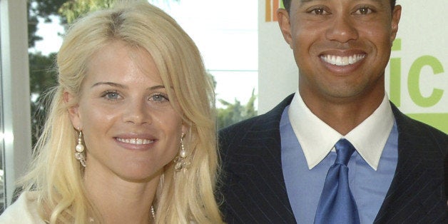 (TABLOIDS OUT) Elin Nordegren and Tiger Woods (Photo by Lester Cohen/WireImage for PGA TOUR)