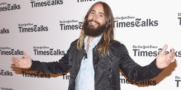 NEW YORK, NY - AUGUST 14: Jared Leto attends 'TimesTalks Presents An Evening With Jared Leto' at The Times Center on August 14, 2014 in New York City. (Photo by Gary Gershoff/WireImage)