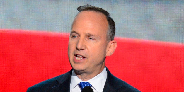 Gov. Jack Markell of Delaware speaks on the second night of the 2012 Democratic National Convention at Time Warner Cable Aren