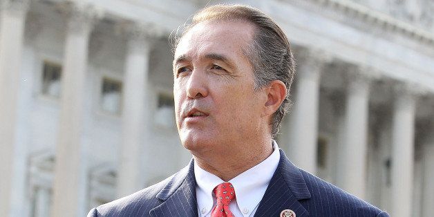 WASHINGTON, DC - JULY 08: Rep. Trent Franks, R-Ariz., makes a few remarks at a press conference to raise awareness of cleft lip and palate treatments on July 8, 2014 at the U.S. Capitol Building in Washington, D.C. (Photo by Paul Morigi/WireImage)