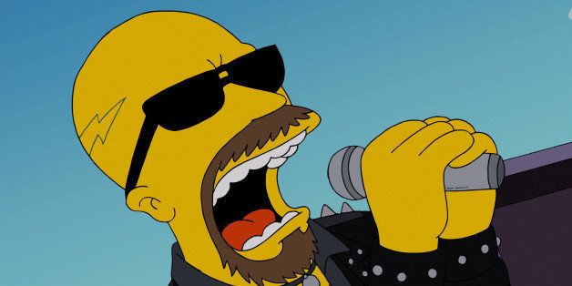 THE SIMPSONS: Singer Rob Halford guest-voicing as himself in the all-new 'Steal This Episode' episode of THE SIMPSONS airing Sunday, Jan. 5, 2014 (8:00-8:30 PM ET/PT) on FOX. (Photo by FOX via Getty Images)