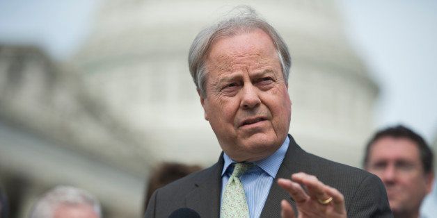 UNITED STATES - SEPTEMBER 26: Rep. Ed Whitfield, R-Ky., speaks at the House Triangle during Coal Caucus' news conference on the EPA's recently proposed greenhouse gas standards for new power plants on Thursday, Sept. 26, 2013. (Photo By Bill Clark/CQ Roll Call)