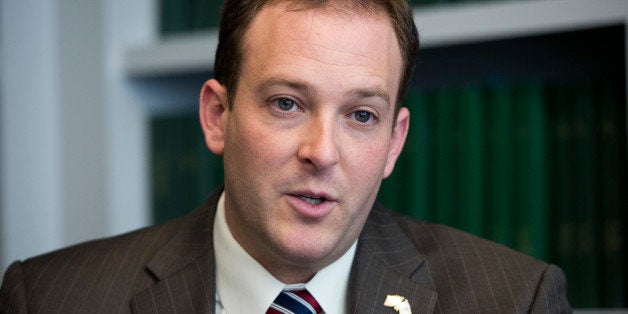 UNITED STATES - JANUARY 16: Lee Zeldin, republican candidate from New York's 1st Congressional District, is interviewed by Ro