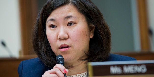 UNITED STATES - FEBRUARY 26: Rep. Grace Meng, D-N.Y., appears at a House Foreign Affairs Committee hearing in Rayburn Building titled 'International Wildlife Trafficking Threats to Conservation and National Security.' (Photo By Tom Williams/CQ Roll Call)