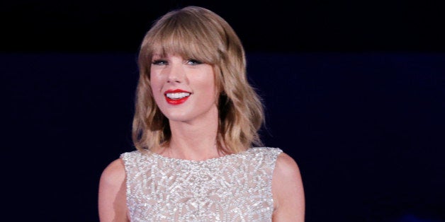 Taylor Swift performs on stage at CBS Radio's second annual We Can Survive concert at the Hollywood Bowl on Friday, Oct. 24,