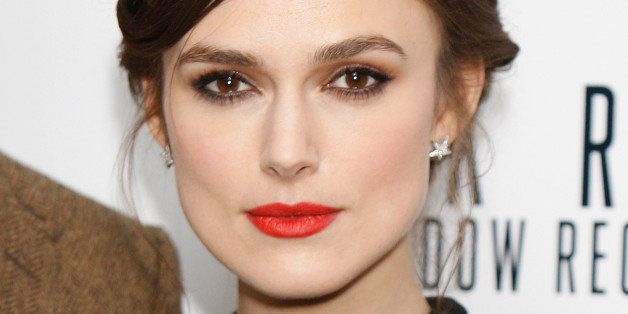 Actress Keira Knightly attends the European Premiere of Jack Ryan: Shadow Recruit: Inside Arrivals Vue,West End,Leicester Square in London on Monday 20 Jan, 2014. (Photo by Jon Furniss Photography/Invision/AP)