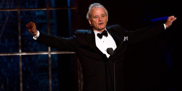 Bill Murray appears onstage at the âThe Comedy Awardsâ presented by Comedy Central in New York, Saturday, March 26, 2011. (AP Photo/Charles Sykes)