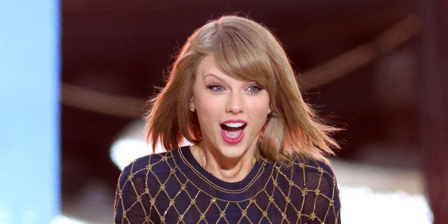 Taylor Swift performs on ABC's "Good Morning America" in Times Square on Thursday, Oct. 30, 2014, in New York. (Photo by Greg