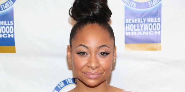 BEVERLY HILLS, CA - NOVEMBER 11: Actress Raven-Symone attends the 23rd Annual NAACP Theatre Awards at Saban Theatre on November 11, 2013 in Beverly Hills, California. (Photo by Imeh Akpanudosen/Getty Images)