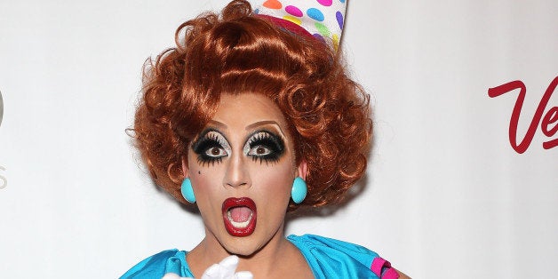 LAS VEGAS, NV - MAY 19: Cast member and winner of season six of 'RuPaul's Drag Race' Bianca Del Rio arrives at a viewing party for the show's finale at the New Tropicana Las Vegas on May 19, 2014 in Las Vegas, Nevada. (Photo by Gabe Ginsberg/FilmMagic)