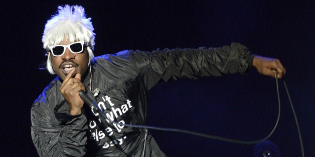 NEW ORLEANS, LA - OCTOBER 31: Andre 3000 of Outkast performs during the 2014 Voodoo Music + Arts Experience at New Orleans City Park on October 31, 2014 in New Orleans, Louisiana. (Photo by Tim Mosenfelder/Getty Images)