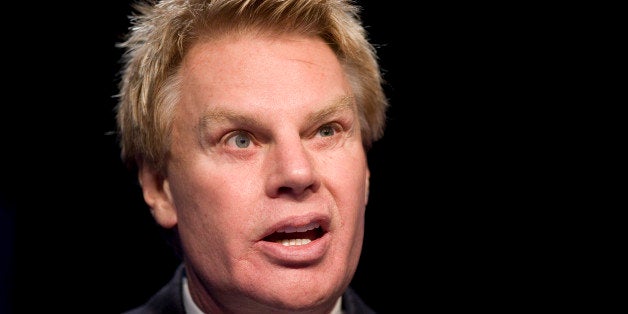 Michael S. Jeffries, chairman and CEO of Abercrombie & Fitch, speaks at the annual National Retail Federation conference Tuesday, Jan. 13, 2009 in New York. (AP Photo/Mark Lennihan)