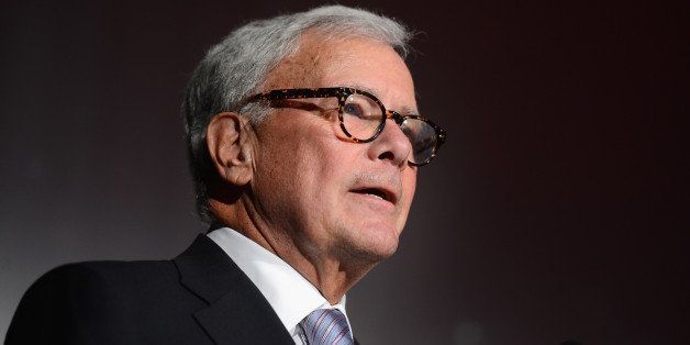 NEW YORK, NY - SEPTEMBER 29: Journalist Tom Brokaw speaks at the 29th Annual Great Sports Legends Dinner to benefit The Buoniconti Fund to Cure Paralysis at The Waldorf Astoria on September 29, 2014 in New York City. (Photo by Stephen Lovekin/Getty Images for The Buoniconti Fund To Cure Paralysis)