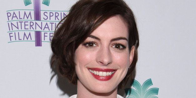 PALM SPRINGS, CA - JANUARY 04: Actress Anne Hathaway attends a screening of 'Song One' at the 26th Annual Palm Springs International Film Festival Film - Day 3 Film Screenings & Events on January 4, 2015 in Palm Springs, California. (Photo by Vivien Killilea/Getty Images for PISFF)