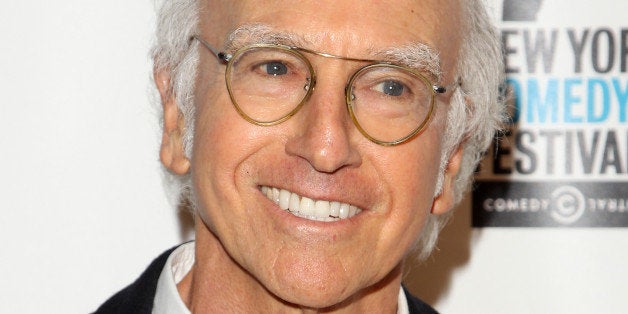 Larry David attends the "Night of Comedy" benefit for the Natural Resources Defense Council (NRDC), in association with the 2014 New York Comedy Festival, at 583 Park Avenue on Wednesday, Nov. 5, 2014, in New York. (Photo by Donald Traill/Invision/AP)