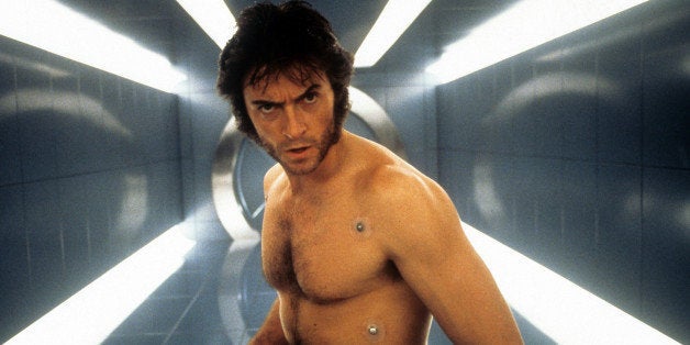 Hugh Jackman in a scene from the film 'X-Men', 2000. (Photo by 20th Century-Fox/Getty Images)