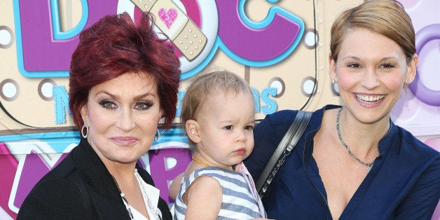 LOS ANGELES, CA - SEPTEMBER 26: (L-R) Television personality Sharon Osbourne, granddaughter Pearl Osbourne, and daughter-in-