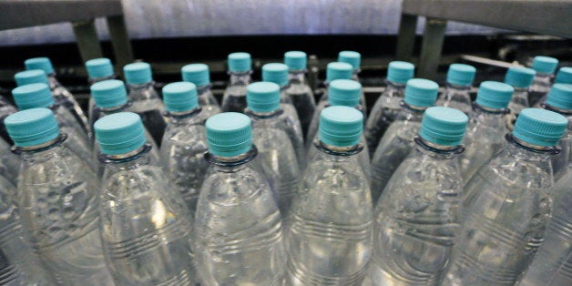 mineral water production, bottling plant