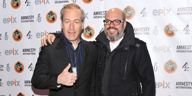 NEW YORK, NY - MARCH 04: Actors Bob Odenkirk (L) and David Cross attend Amnesty International's Secret Policeman's Ball 2012 at Radio City Music Hall on March 4, 2012 in New York City. (Photo by Gary Gershoff/WireImage)