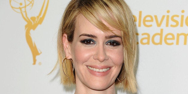 HOLLYWOOD, CA - MARCH 17: Actress Sarah Paulson attends an evening with the women of 'American Horror Story' at The Montalba