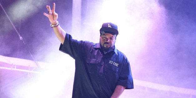 MANCHESTER, TN - JUNE 13: Hip hop artist Ice Cube performs at the Bonnaroo Music & Arts Festival on June 13, 2014 in Manchester, Tennessee. (Photo by Jason Merritt/Getty Images)