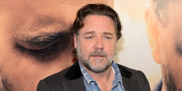 CHICAGO, IL - APRIL 19: Russell Crowe attends a screening of 'The Water Diviner' at Kerasotes Showplace ICON on April 19, 2015 in Chicago, Illinois. (Photo by Daniel Boczarski/Getty Images)