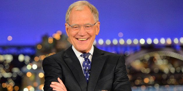 NEW YORK - MAY 20: David Letterman hosts his final broadcast of the Late Show with David Letterman, Wednesday May 20, 2015 on the CBS Television Network. After 33 years in late night television, 6,028 broadcasts, nearly 20,000 total guest appearances, 16 Emmy Awards and more than 4,600 career Top Ten Lists, David Letterman says goodbye to late night television audiences. The show was taped Wednesday at the Ed Sullivan Theater in New York. (Photo by John Paul Filo/CBS via Getty Images) 