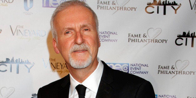 James Cameron seen at Fame and Philanthropy's Celebrates the 86th Academy Awards on Sunday, March 2, 2014 at The Vineyard Bev