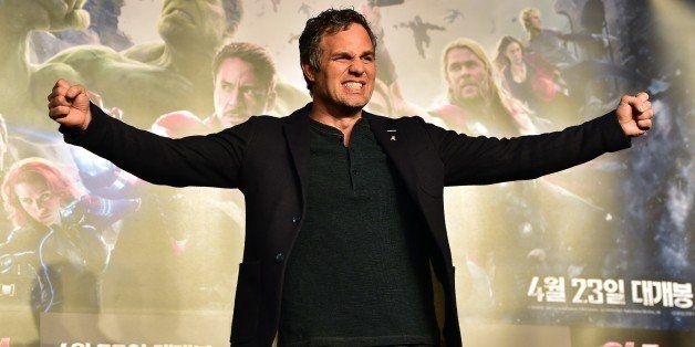 US actor Mark Ruffalo poses for a photo session during a press conference to promote Marvel's 'Avengers: Age Of Ultron' in Seoul on April 17, 2015. The film will open in Seoul Korea on April 23, 2015. AFP PHOTO / JUNG YEON-JE (Photo credit should read JUNG YEON-JE/AFP/Getty Images)