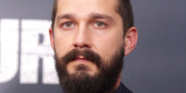 Actor Shia LaBeouf arrives for the world premiere of âFuryâ at the Newseum on Wednesday, Oct. 15, 2014, in Washington D.C. (Photo by Owen Sweeney/Invision/AP)