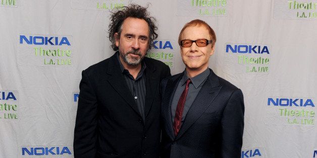 LOS ANGELES, CA - OCTOBER 31: (L-R) Director Tim Burton and composer Danny Elfman attend Danny Elfman's Music from the films of Tim Burton at Nokia Theatre L.A. Live on October 31, 2013 in Los Angeles, California. (Photo by Kevin Winter/Getty Images)