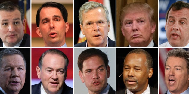 Republicans Face Off In First GOP Debate Of 2016 Election | HuffPost ...