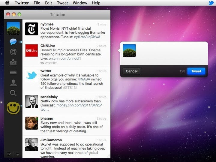 Twitter For Mac Gets Big Update: Multiple Window Support | HuffPost Impact