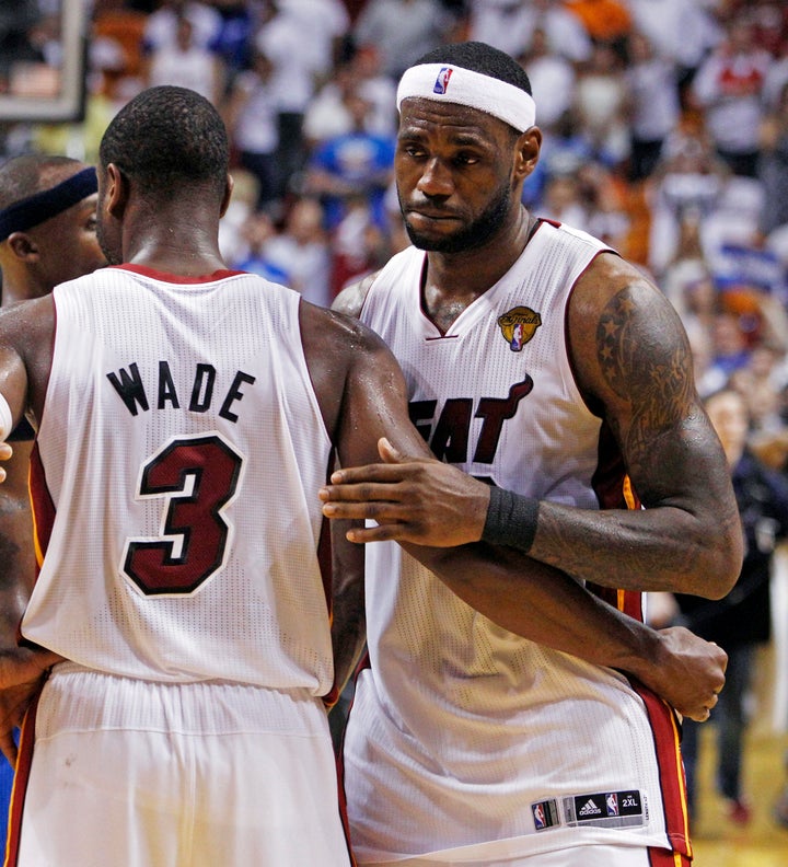 LeBron James loses in debut with Miami's Big Three as Heat fall to