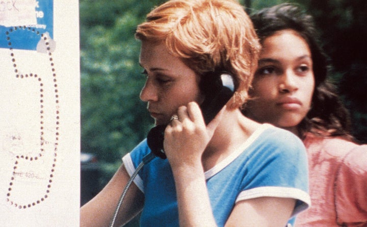 Chloë Sevigny and Rosario Dawson in "Kids."