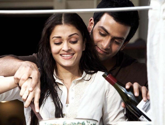 Prithviraj with Aishwarya Rai in