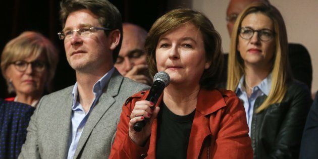 Pascal Canfin et Nathalie Loiseau lors de l'officialisation de la liste LREM pour les Européennes de