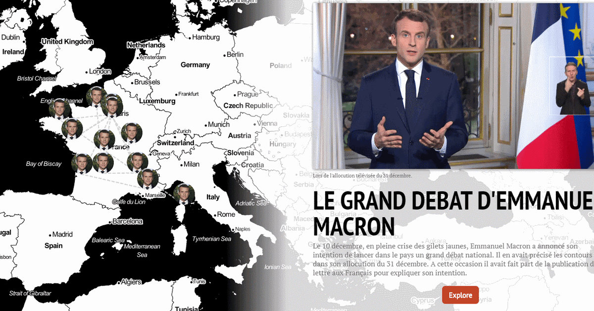 Le Grand Debat D Emmanuel Macron Resume En Une Carte Interactive Le Huffpost